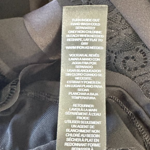 WHBM Black Tiered Halter Top - Picture 11 of 11